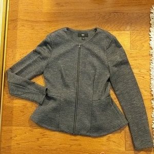 Mossimo Grey Peplum Blazer